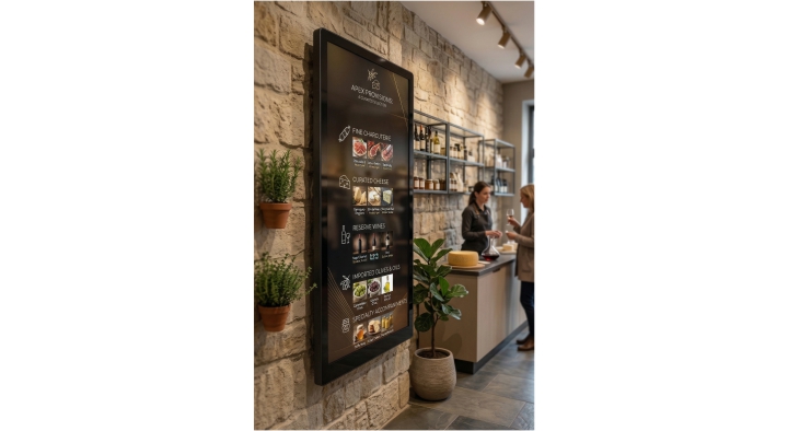 Wall-mounted digital signage model 2